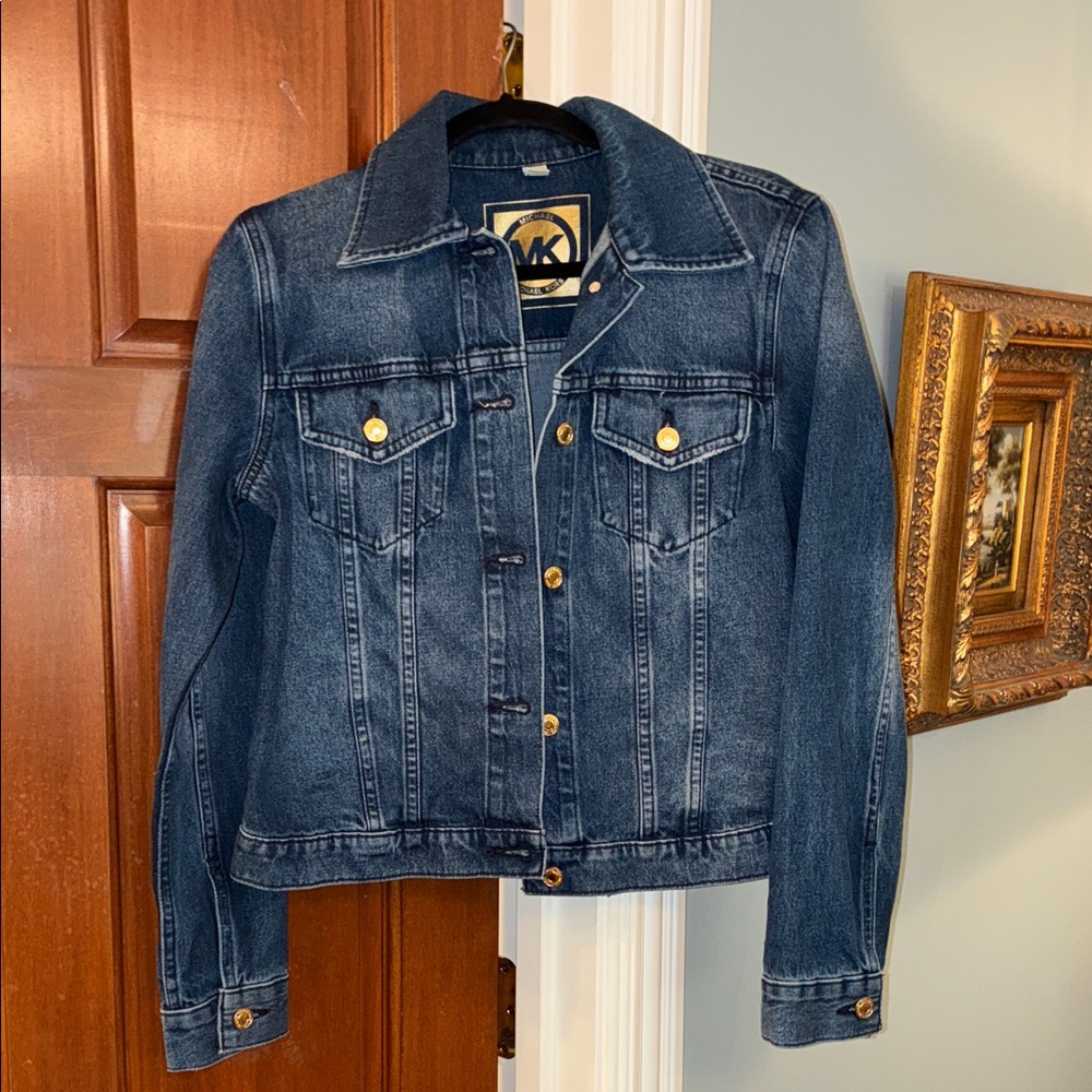 Michael Kors Blue Jean Jacket